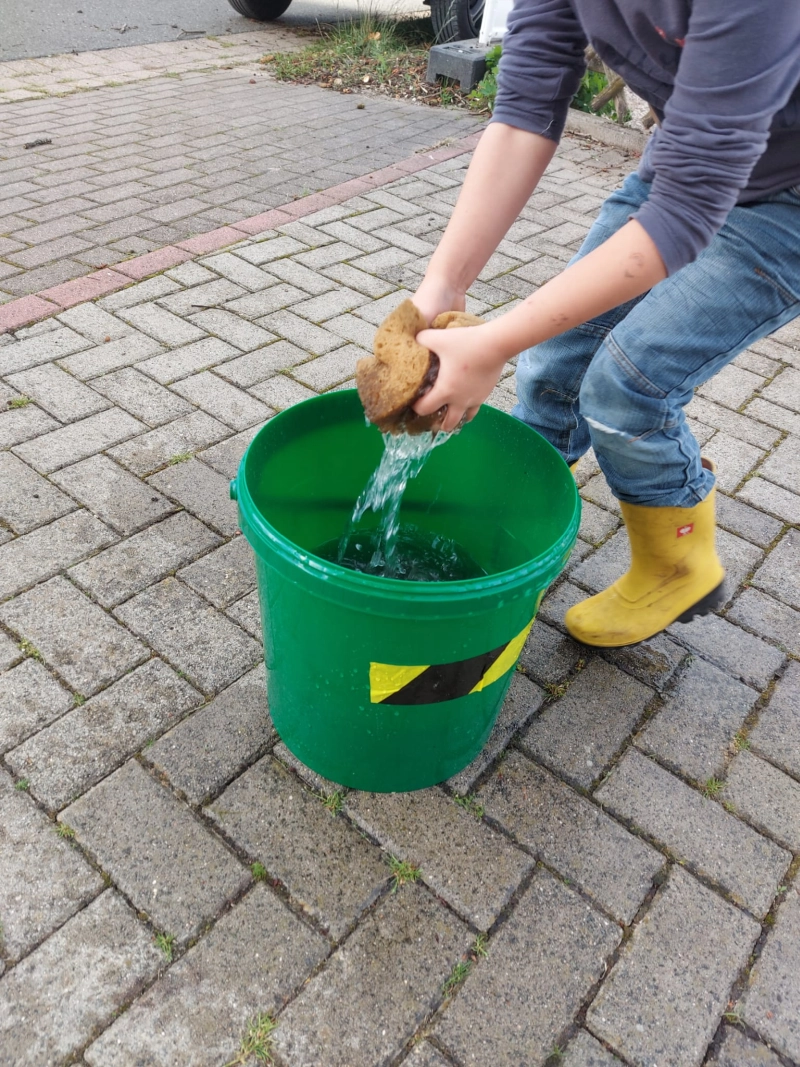 Bild vom Dienst der Kinderfeuerwehr