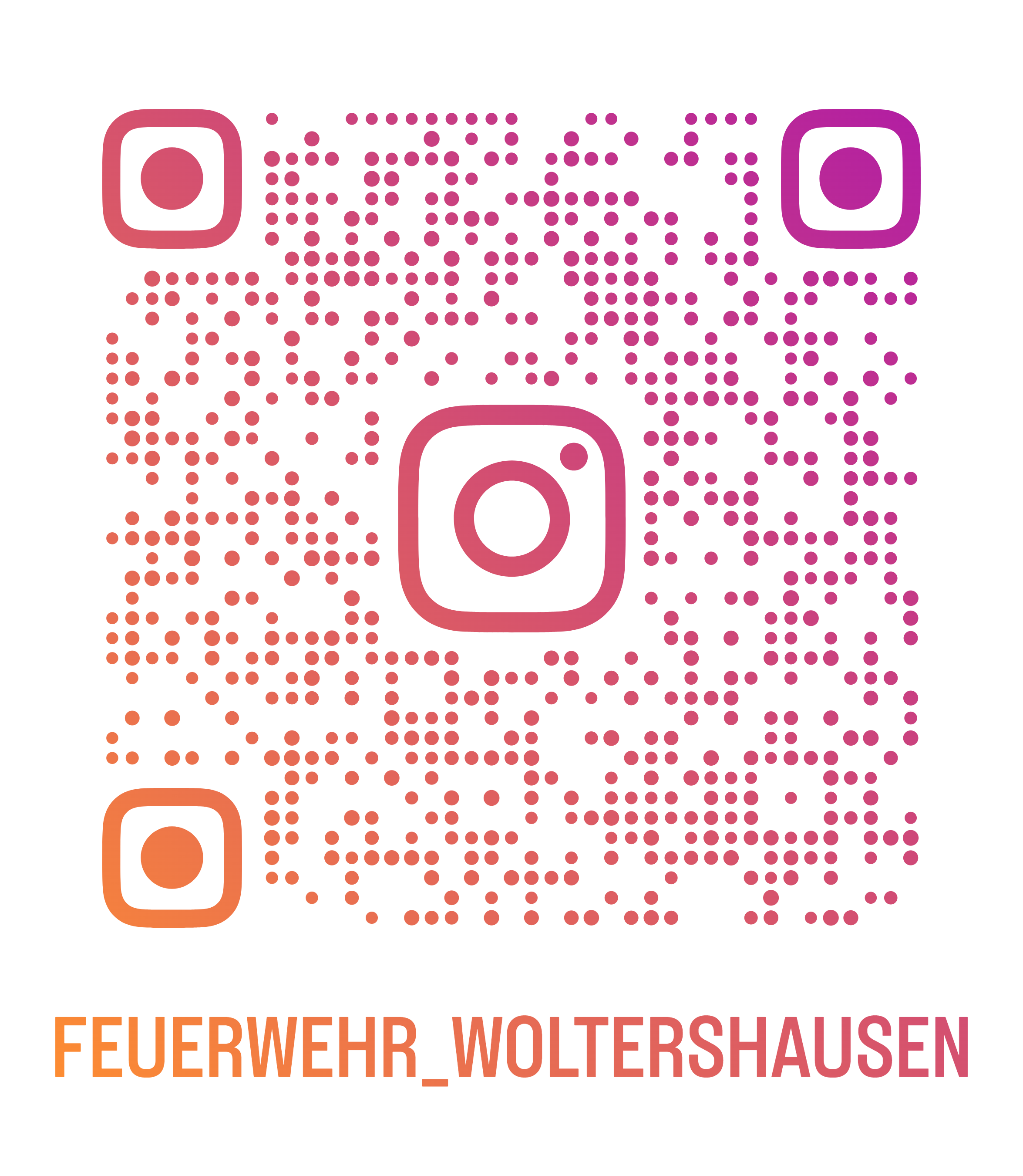 QR-Code Instagramseite Freiwillige Feuerwehr Woltershausen